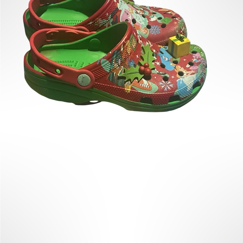 Disney Parks Mickey Mouse Holiday Christmas Crocs‎ Men Size 4 Women 6 - Picture 2 of 6